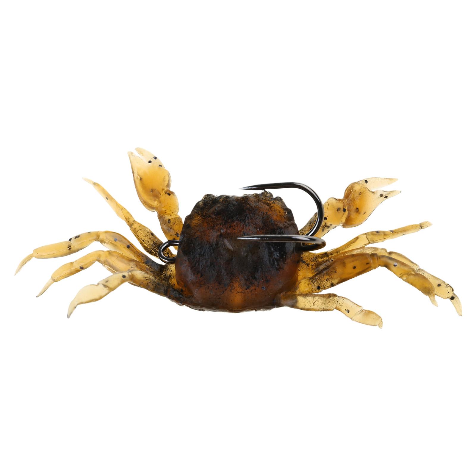 

Bionic-Crab Silicone-Soft Bait-Artificial Lifelike-Fishing Lure-8/10cm Freshwater Fish Jig-Head Baits for Fishing Tackle 1