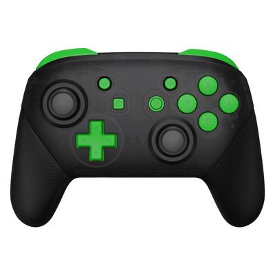 Volledige set knoppen voor eXtremeRate switch pro ABXY ZR ZL L R knoppen voor pro controller switch controller niet inbegrepen controller, D-pad - [Groen]