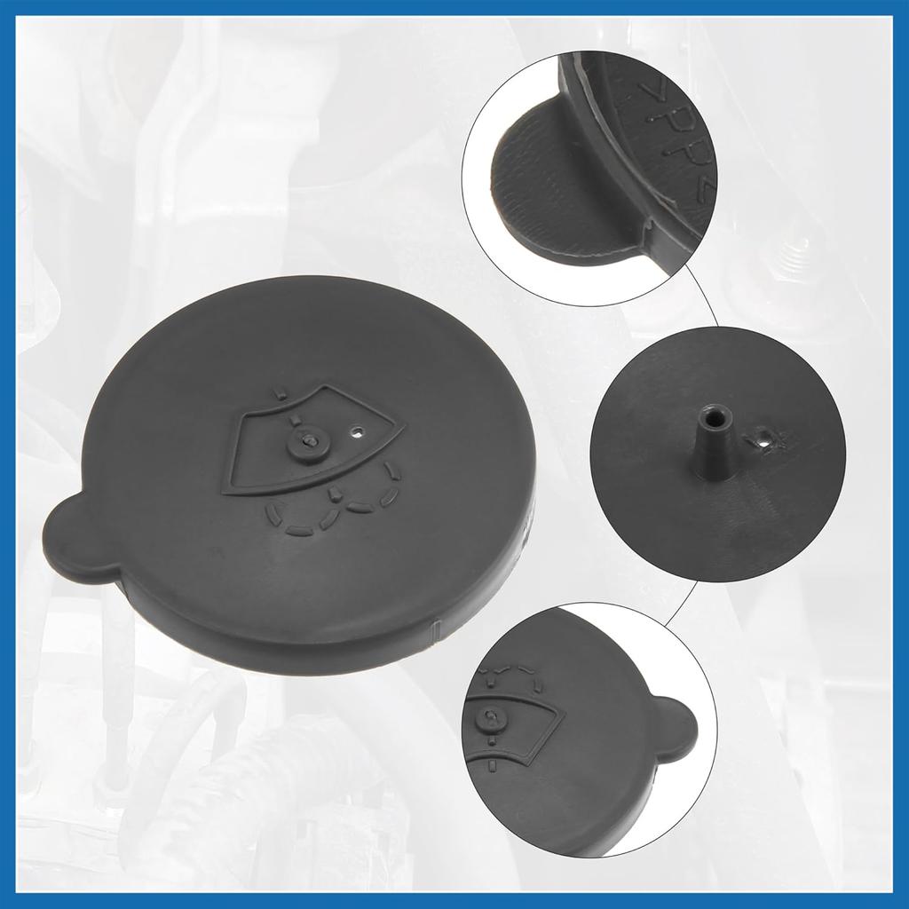 Car Windshield Washer Fluid Reservoir Bottle Tank Cap Fit for Nissan Rogue 2008-2013 - Pack of 1 Gray Item Replacement
