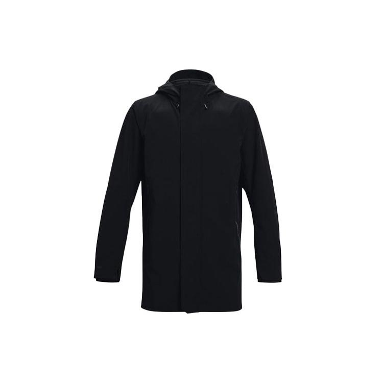 Under Armour Rush Shell Long Jacket Black Men s 1364904-001 M