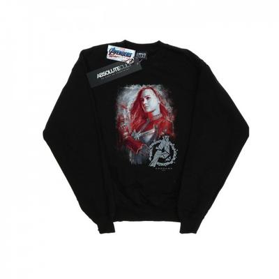 Mens Avengers Endgame Captain Marvel Brushed Sweatshirt