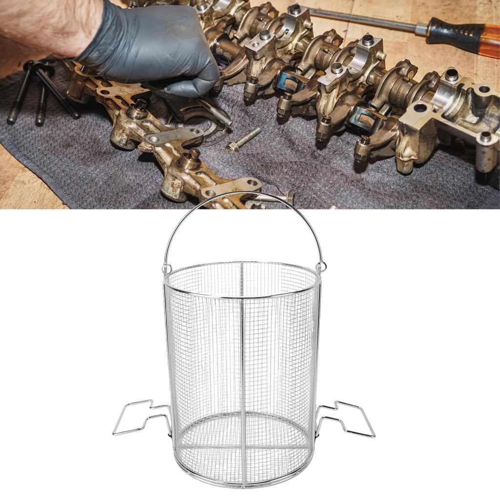 5 Gallon Stainless Steel Part Cleaning Strainer Basket