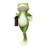Miniature Frog Figurine Planter Decoration Resin Frog Figurine Flower Pot Hugger Garden Decor Frog Statue for Planter Flower Pot Edge