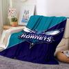 Charlotte Hornets Print Flanelldecke Hohe Qualität Warm Bequem Decke für Alle Jahreszeiten Perfekt für Geschenke Heimdekoration