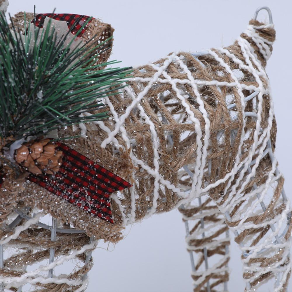 Christmas Decorations, Luminous Elk Ornaments, Shopping Malls, Window Displays, Christmas Tree Decorations