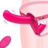 Double Head Artificial Penis Wearable Electric Strapon Vibrator For Lesbian Vibrating Sex Toys Strap On Belt Dildos For Girl