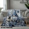 1pc Plush Flannel Valentine's Gnome Printed Blanket Ultra-Soft and Comfortable, Perfect for Chair, Sofa, Nap, or Camping Aesthetic Year-Round Style