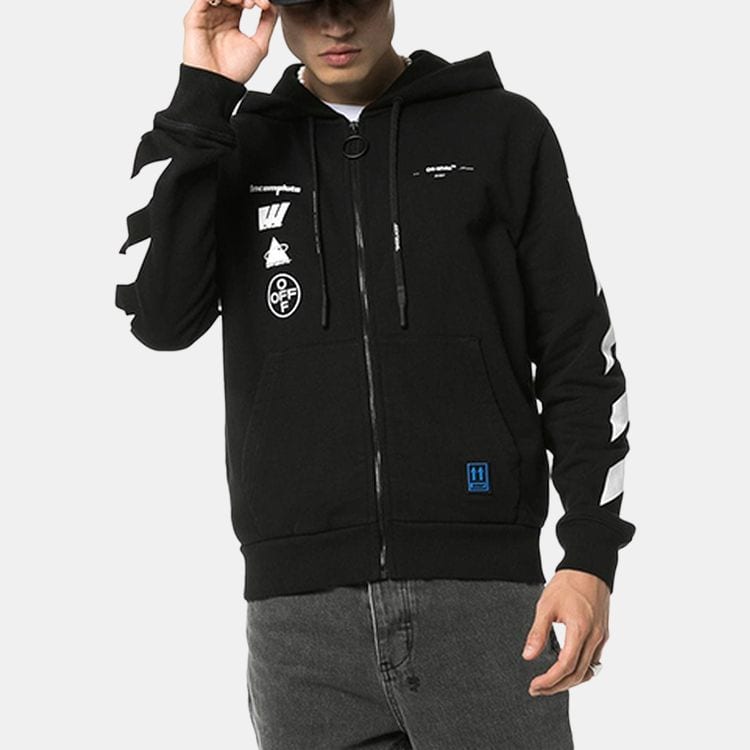 OFF WHITE FW19 Jackets & Coats Men's Black OMBE001E19E300051088