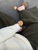 Retro Japanese Loose Fit Plus Size Corduroy Harem Pants for Women