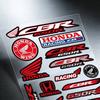 WGLRK1 FOR HONDA CBR650R Motorcycle Reflective Stickers Waterproof Decals for Helmet Scooter Fuel Tank Toolbox Racing