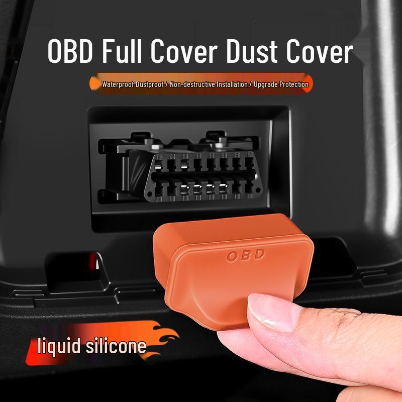 Waterproof Dustproof OBD Interface Cover for Car Models, Ideal for Modifications.