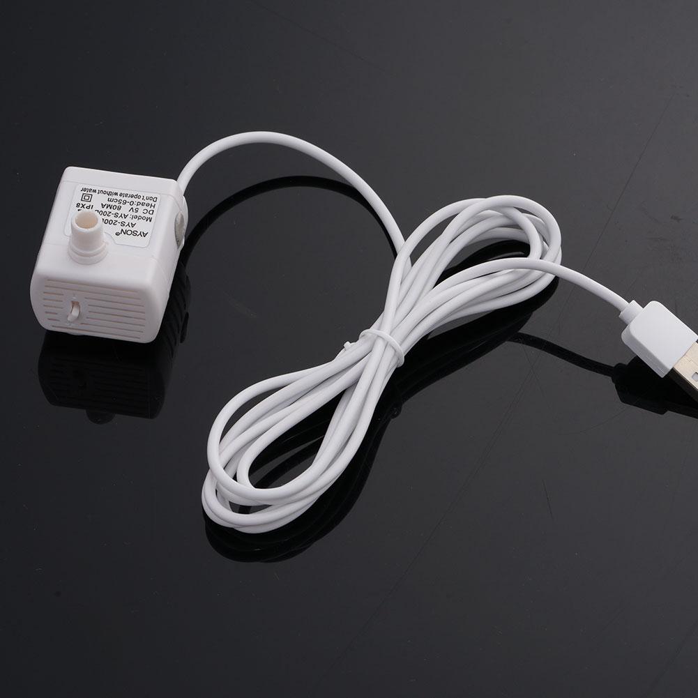 Pompa wodna 5V do poidełka dla kota dozownika dla zwierząt psa automatycznej fontanny akcesoria zamienne silnik wtyczka USB