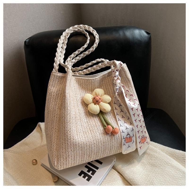 2025 Summer New Large Capacity Beach Vacation Single Shoulder Crossbody Commuter Tote Bag