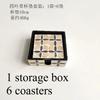 Handmade Shell Coaster Set Creative Colorful Insulation Placemat Light Luxury Natural Shell Tea Coaster Home Desktop Decoration