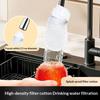 40/50/100Pcs Universal Faucet Filter Cotton Anti-Splash Thickened Faucet Filter With T-Strap Tap Water Filter Bag