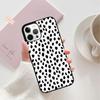 Black And White Polka Dot Mobile Phone Cases Cover For iPhone 17 Air 16 15 14 12 13 11 Pro MAX Apple Plus SE2020 Coque