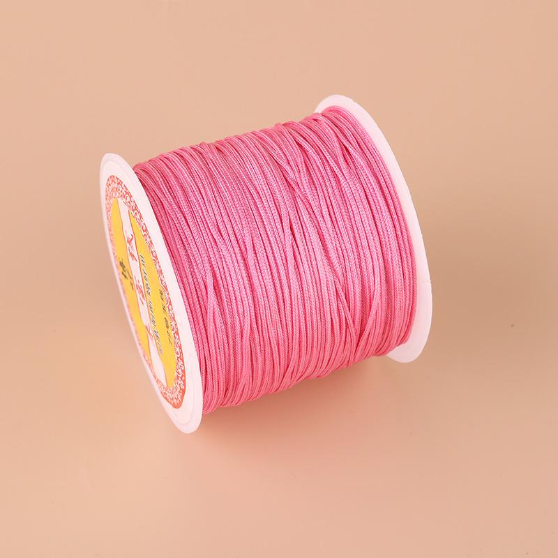 Boting Jade No. 72 0.8mm Nylon Thread for DIY Braided Cord Bracelet Weaving and Pendant Making.