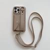 Card Bag, Wrist Strap, Suitable for Iphone17promax Messenger Phone Case, Apple 16 Invisible Bracket, 15 Card Cover.