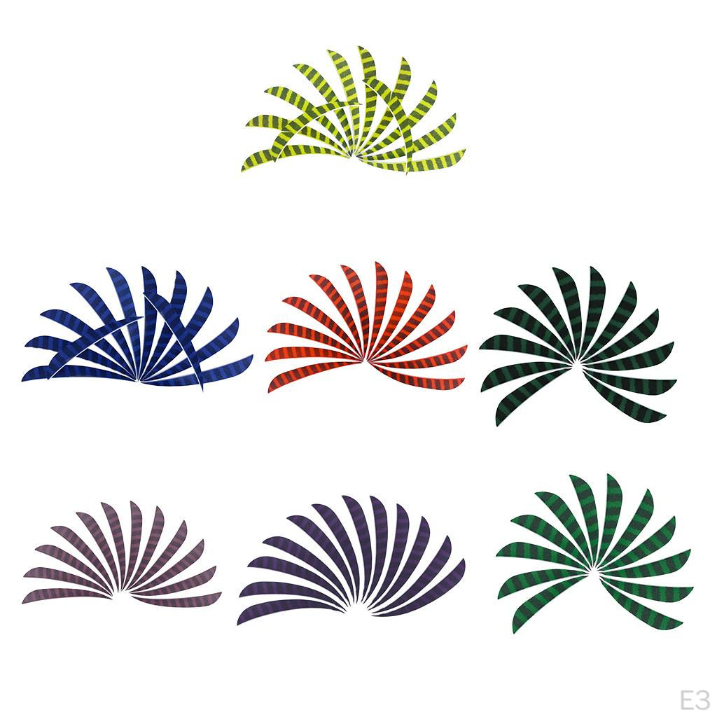 12 Pieces 3 Turkey Feathers Fletchings for Shafts