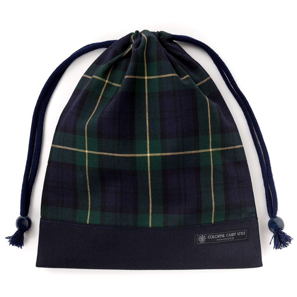 РАДУЖНАЯ ШКОЛЬНАЯ СУМКА ДЛЯ ОБЕДА В СТИЛЕ КОНФЕТЫ НА ЗАВЯЗКАХ для Начальной Школы Стильная с Клеткой Татан и Темно-Зеленая N7011800 Мальчики, Сумка, Ученики, Милая, Зеленая,