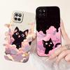 For Samsung Galaxy Note 10 Lite Case SM-N770F Cute Happy Cat Cartoon Cover Soft Silicone Phone Case For Samsung Note10 Lite Bags