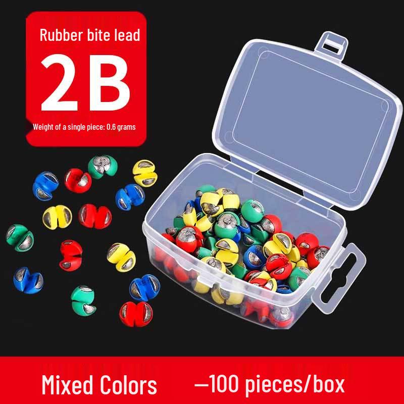 Yizhan Lion Line Bite Resistant Rubber Clip & Sinker Set for Raft Fishing - Water-Resistant Bottom Finder Tool.