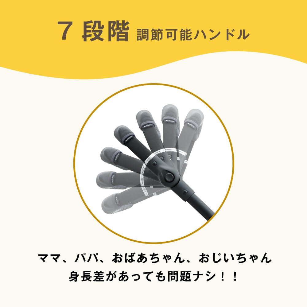 Pigeon Runfee UP Double-Facing A-Type Stroller, Gray