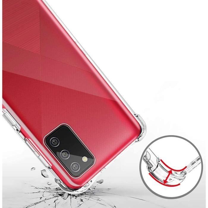 Coque pour Samsung A03S - Antichoc Protection Silicone Souple Transparent Phonillico®