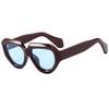 Vintage Fashion Cat Eye Sunglasses Women Men Thick Frames Vacation Sunshade Glasses Female Trendy Shades Eyewear UV400 Oculos