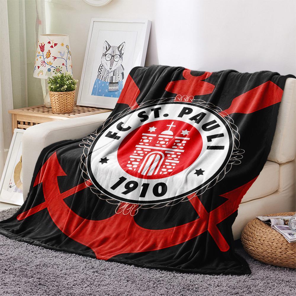 St. Pauli poster FlAannel Blanket, High quality Comfortable for All Seasons, Home Decor, Warmth and Comfort