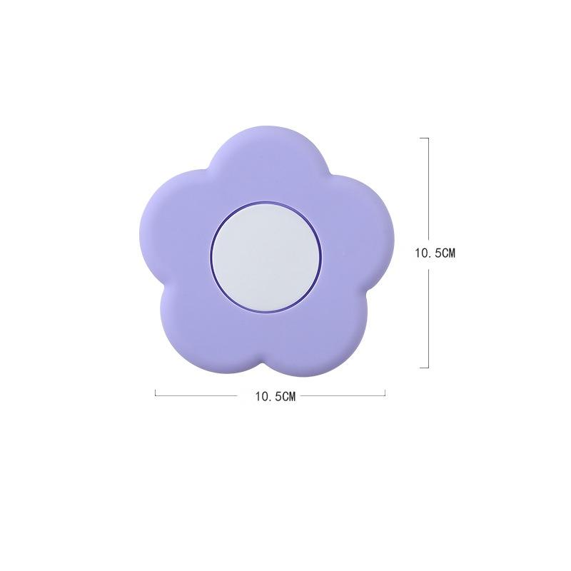 Flower Silicone Coasters Creative Cute Desktop Tea Coaster Heat-resistant Waterproof Mats Home Placemats Things for The Kitchen