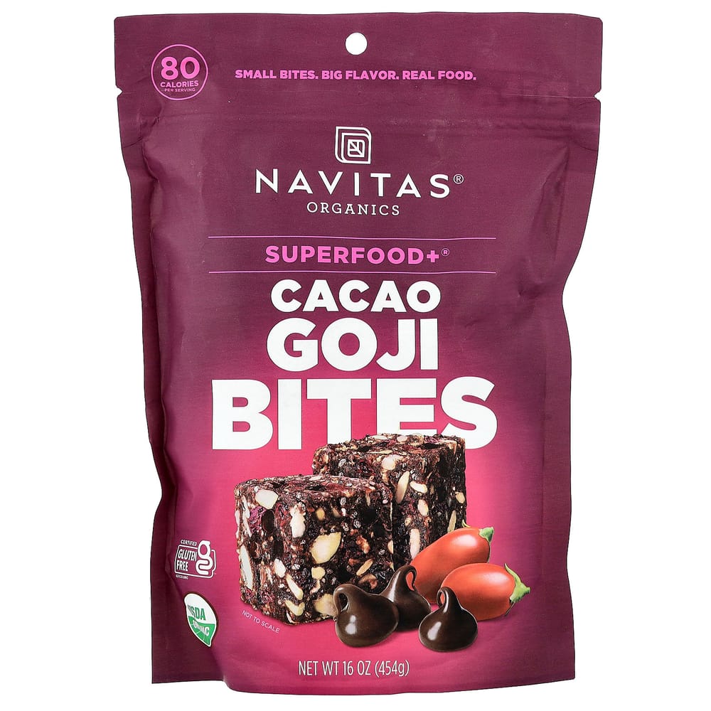 Navitas Organics Cacao Goji Berry Power Snack 454g (16oz) 454g - 1 ea