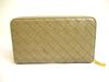 Authentic BOTTEGA VENETA Intrecciato Olive Geen Leather Round Zip Wallet Purse #a197  Refurbished