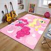 Pinkie Pie Polyester Carpet, Soft Indoor Mat for Office Chair, Living Room, Computer Desk - Decorative Home Office Rug Design