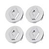 For Renault Megane 2 3 Clio 4 5 Trafic Captur Emblems Kangoo Zoe 4Pcs 57mm 60mm Car Wheel Center Hub Caps Cover Accessories S666