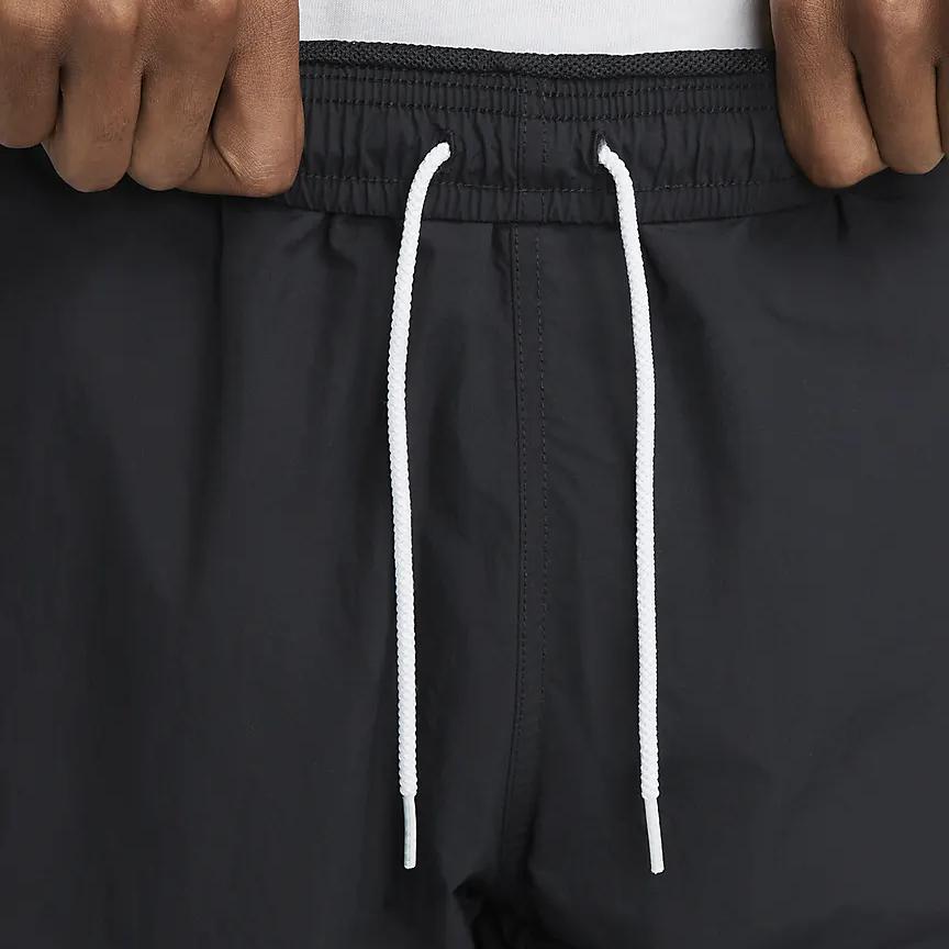 Nike Solid Color Logo Print Elastic Waist Joggers Men Bottoms Black DQ6572-010