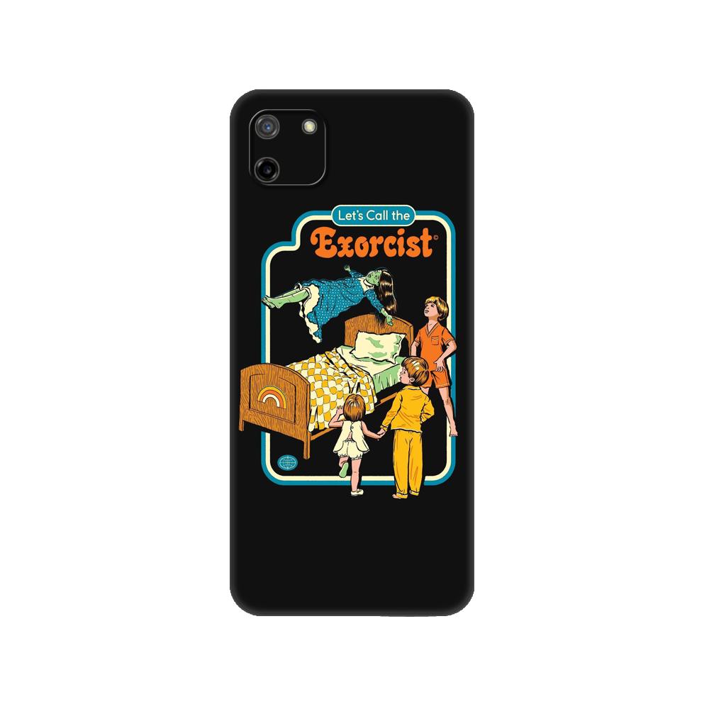 

Черный чехол из ТПУ для OPPO Realme C11, чехол для Realme C 11 RealmeC11, задняя крышка RMX2185, забавный чехол на Хэллоуин, давайте вызовем демонов Realme C11 2020