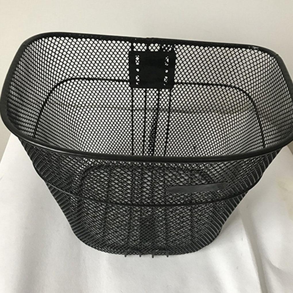 Stainless Steel Bicycle Front Basket Sturdy And Convenient Storage For Bike Thickened Bicycle Basket