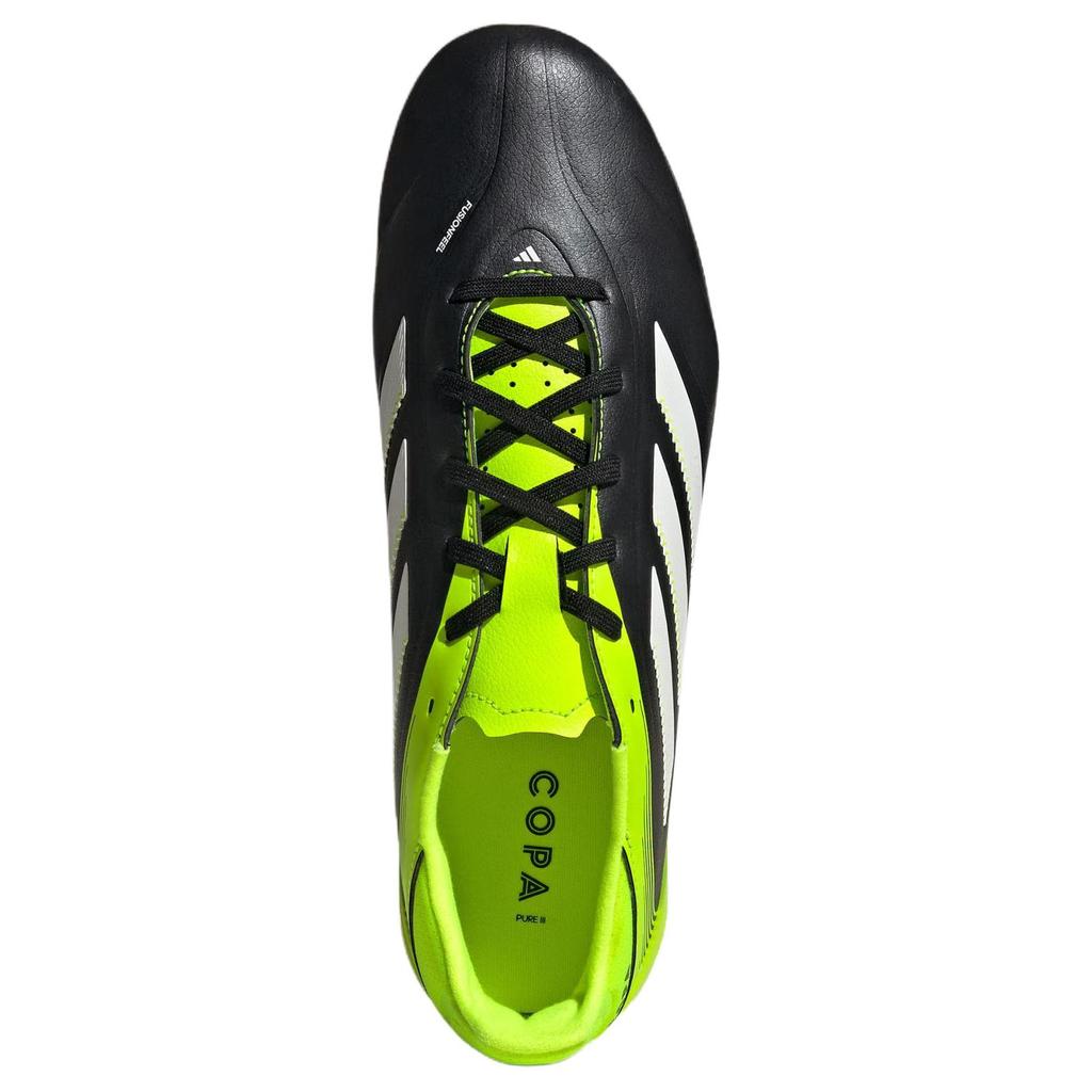 New Adidas Copa Pure 3 Abrasion Resistant Soccer Shoes Unisex Black Green JR2864