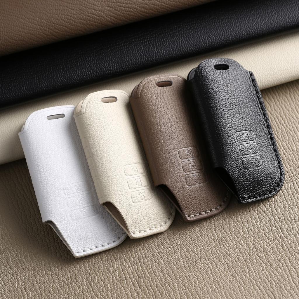 Customized for Kia k3 car key set k2 smart run k4 lion Aoyi run handmade leather high-end key bag