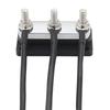 3/8" 3 Stud Power Distribution Block,Bus Bar with Cover ,High Current Wiring Stud for Marine Boats Automobiles
