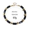 New Colorful Chunky Bamboo Tube Beaded Acrylic Choker for Women Man Statement Elbow Stack Necklace French Trendy Jewelry Gift