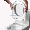 Y5GD Quickly Release Toilet Seats Cover Universals Slowly Close Toilet Seats Lid Cover