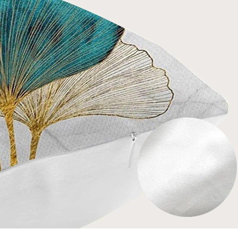 1pc Ginkgo Leaves Printed Pillowcase - Soft and Cozy Plush Design ForComfortable Sleep