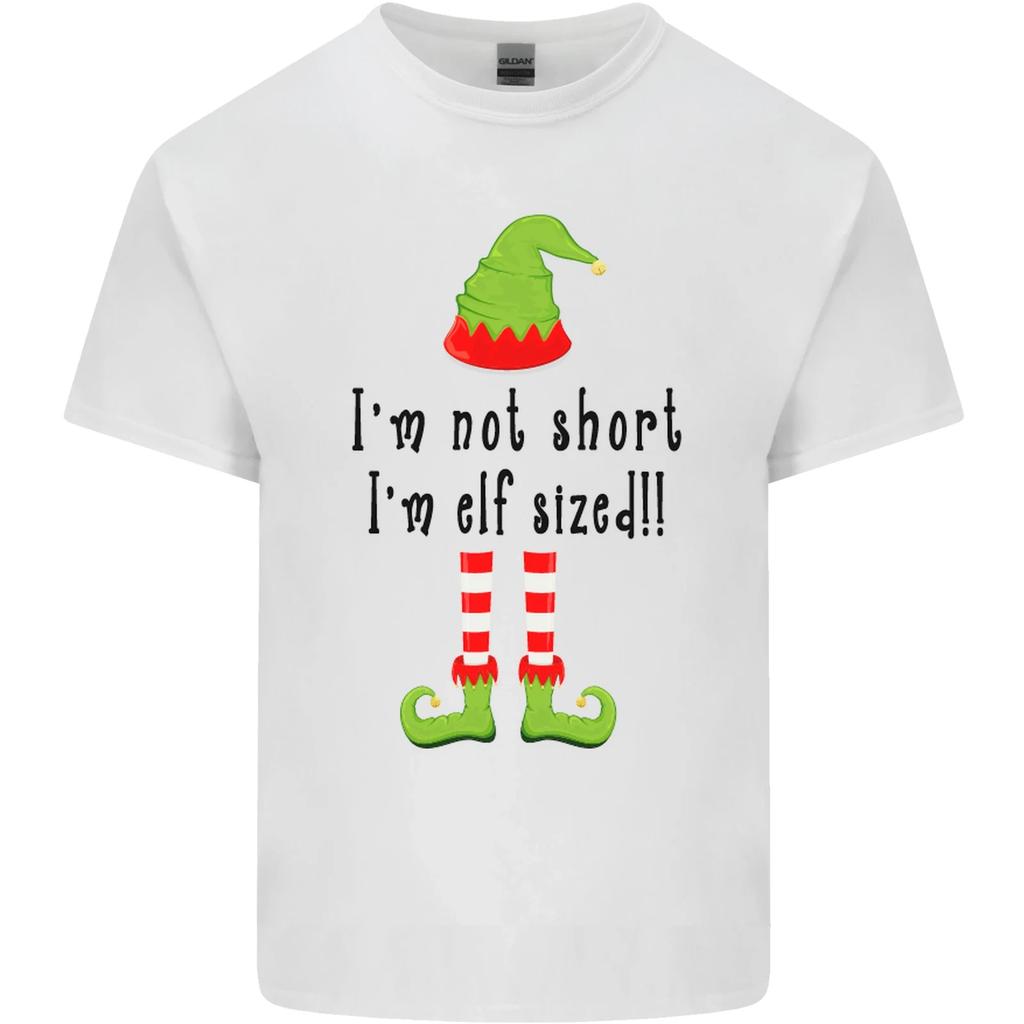 Im Not Short Im Elf Sized Funny Christmas Kids T-Shirt Childrens