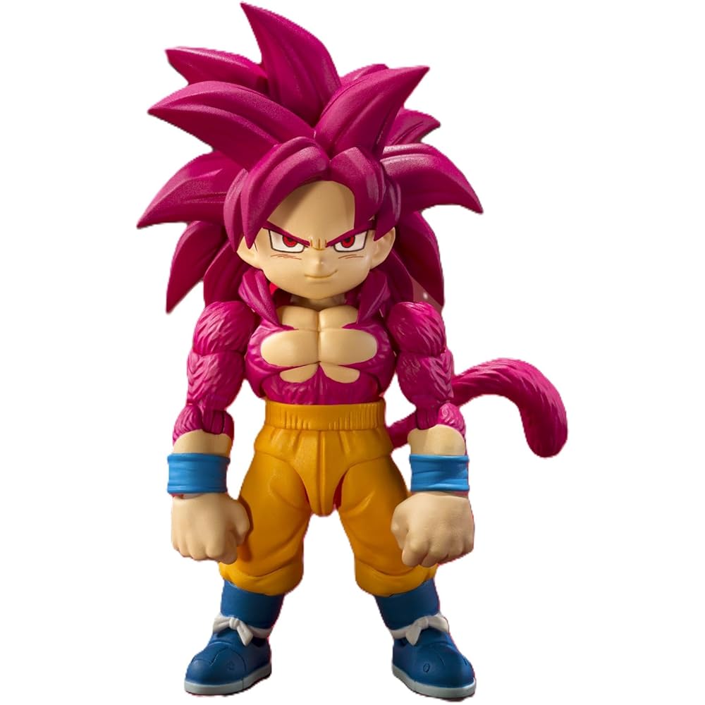 

S.H.Figuarts Super Saiyan 4 Goku Mini PVC ABS Figure 80mm Painted Collectible