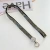 Lanyard per Telefono con Zampa di Gatto in Strass di Lusso Ailaiya - Catena Universale Anti-Perdita alla Moda, Opzioni Lunghe e Corte per Uso Esterno