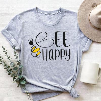 Bee Lovely Tee Top Fashion T Shirt Clothing 90s Sweet Style Trend Casual Short Sleeve  Unisex Print Lady Fe Unisex Graphic T-shirt Unisex