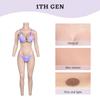 CYOMI Cosplay Breast Forms Silicone Bodysuit with Arms Fake Chest Realistic Vagina for Crossdressers Male To Female Drag Queen