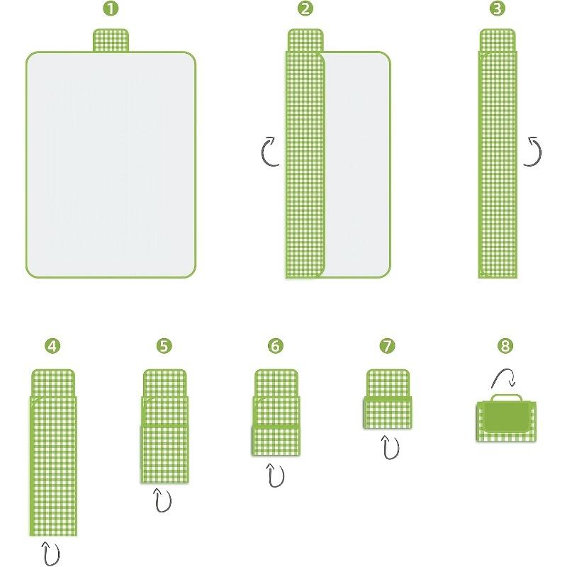 Extra Large Picnic Outdoor Blanket, Waterproof Foldable Picnic Mat for Beach, Camping – Color Sent Randomly Non-Food Direct Contact